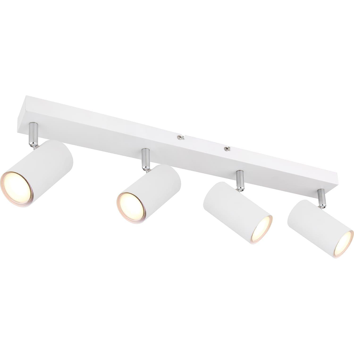 Image of Strahler Robby Metall weiss 4xGU10 Strahler Robby Metall weiss 4xGU10