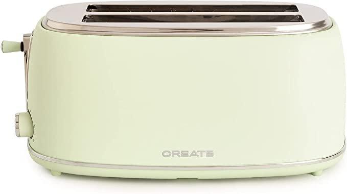 CREATE TOAST RETRO STYLANCE XL, fente longue - vert pastel  