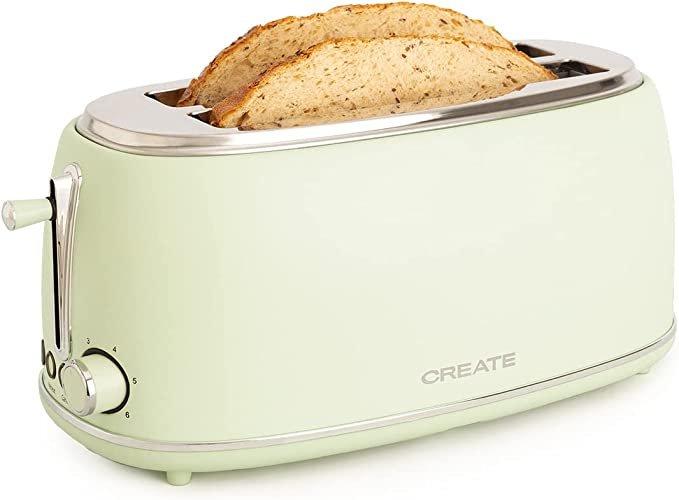 CREATE TOAST RETRO STYLANCE XL, fente longue - vert pastel  