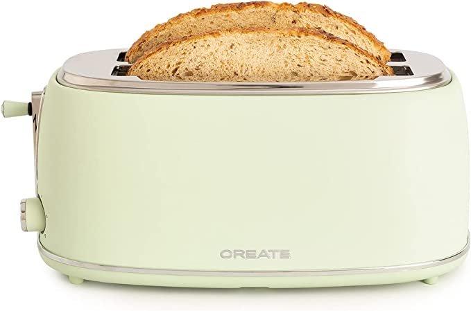 CREATE TOAST RETRO STYLANCE XL, fente longue - vert pastel  