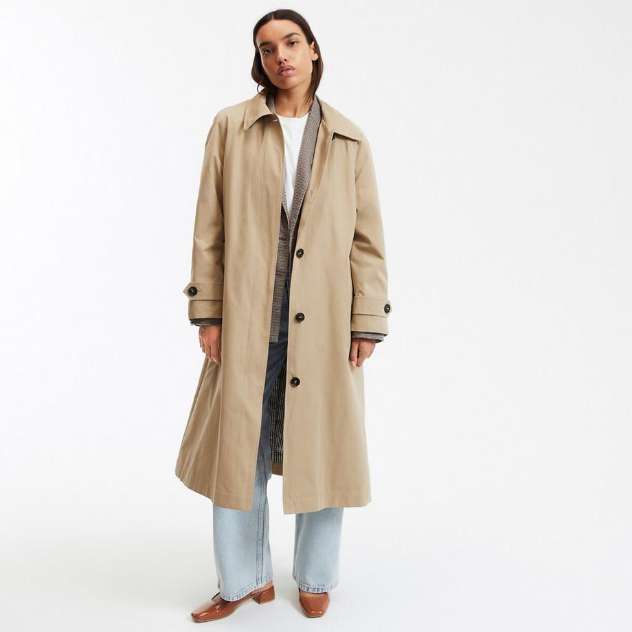 La Redoute Collections Oversize Trenchcoat mit Knopfleiste  