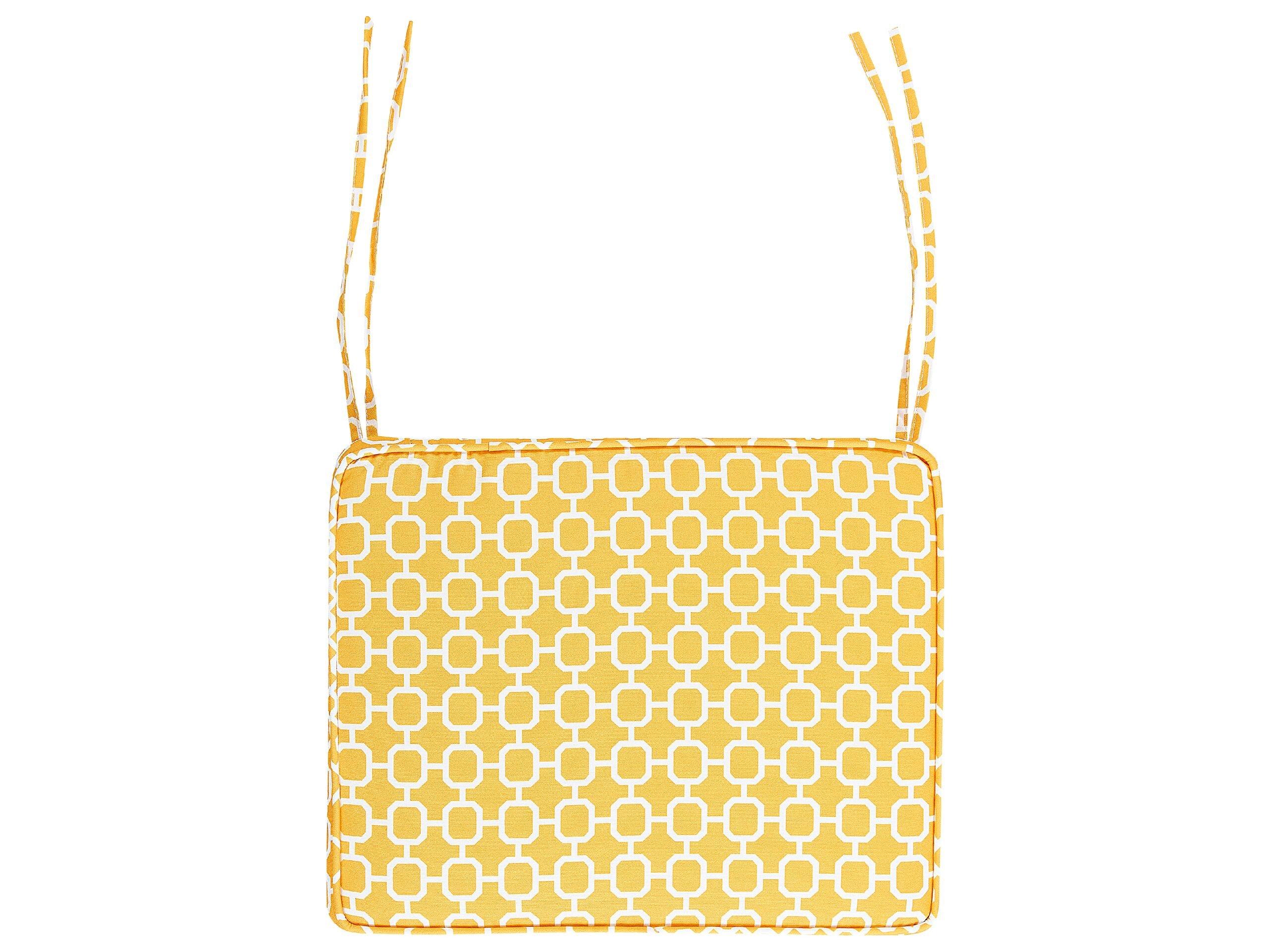 Beliani Gartenstuhlkissen 6er Set aus Polyester Boho TOLVE  