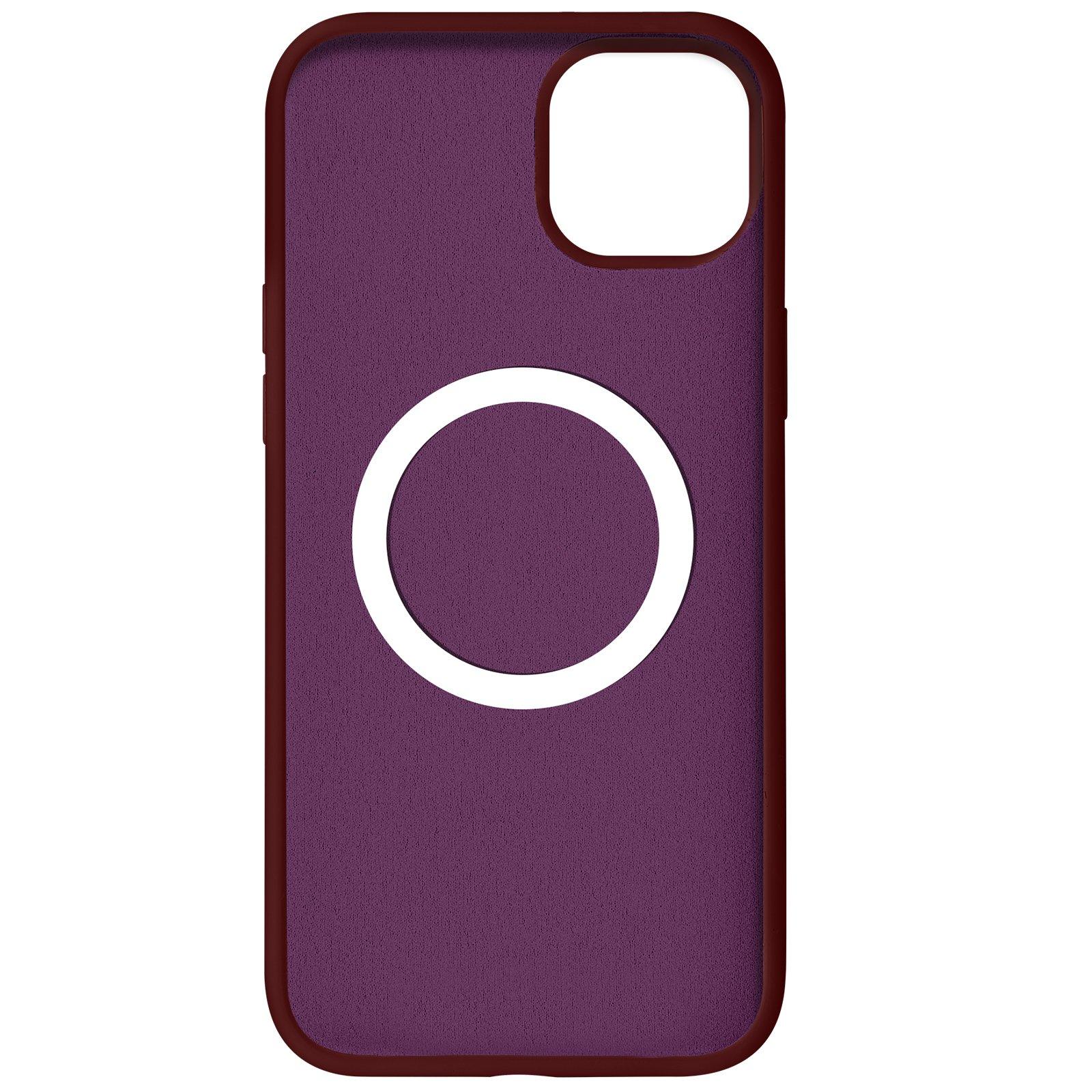 Avizar  Cover iPhone 15 Plus, MagSafe bordeaux 