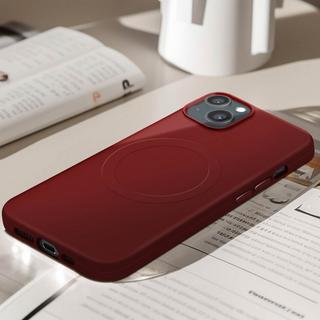 Avizar  Cover iPhone 15 Plus, MagSafe bordeaux 