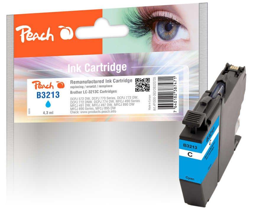 Peach  PI500-263 cartuccia d'inchiostro 1 pz Compatibile Ciano 