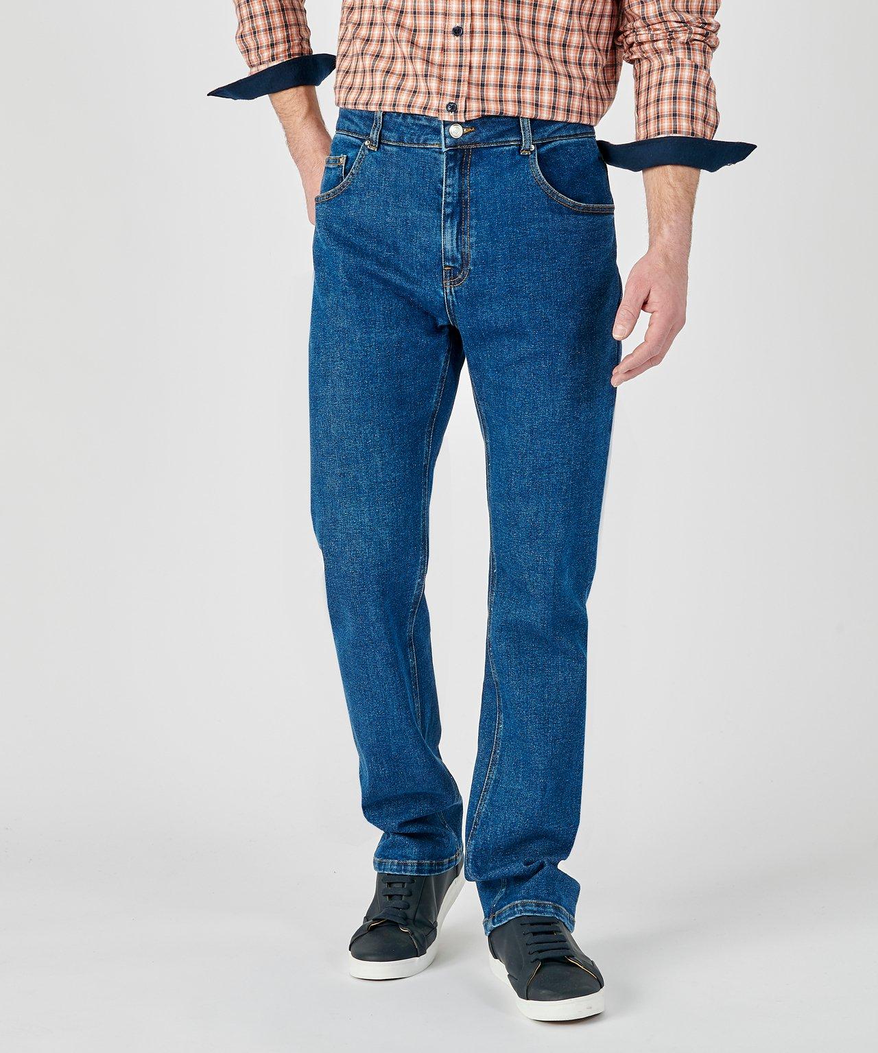 Image of 5-pocket-jeans Aus Baumwollstretch. Unisex Blau 40