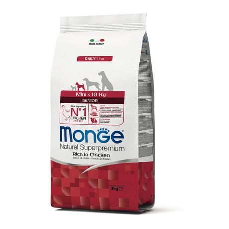 Monge  Dog Senior Mini Chicken 3kg 