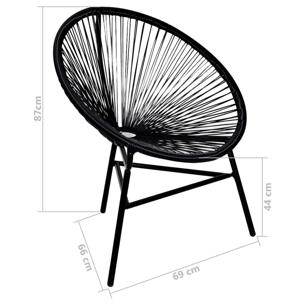 VidaXL Stuhl poly-rattan  