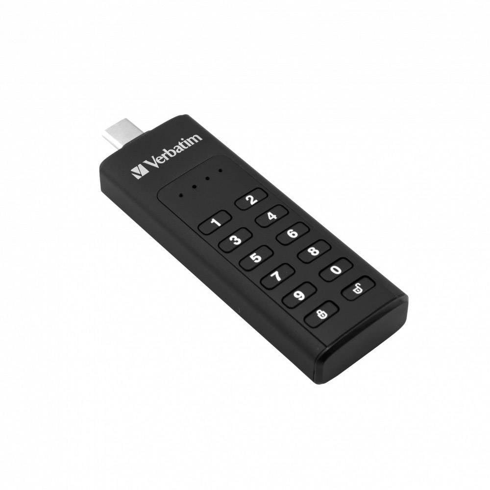 Verbatim  Keypad Secure USB-Stick 64 GB Schwarz  USB-C® 