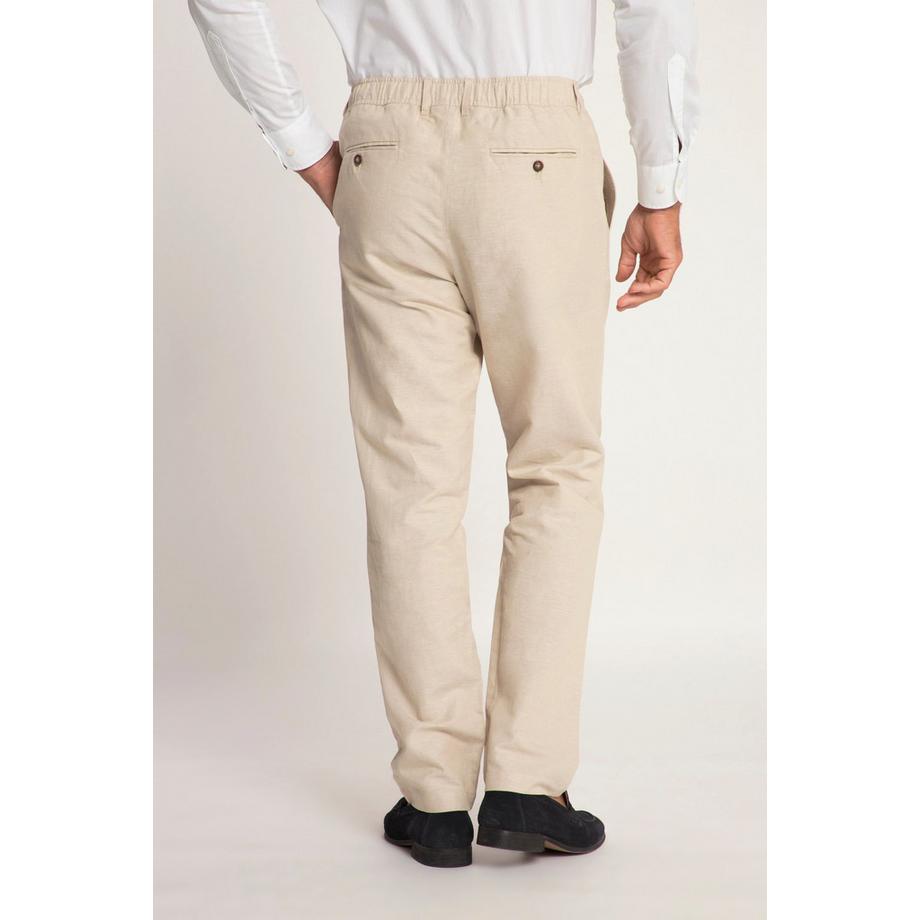 JP1880 Kos Leinenmix-Hose Regular Fit Elastikbund  
