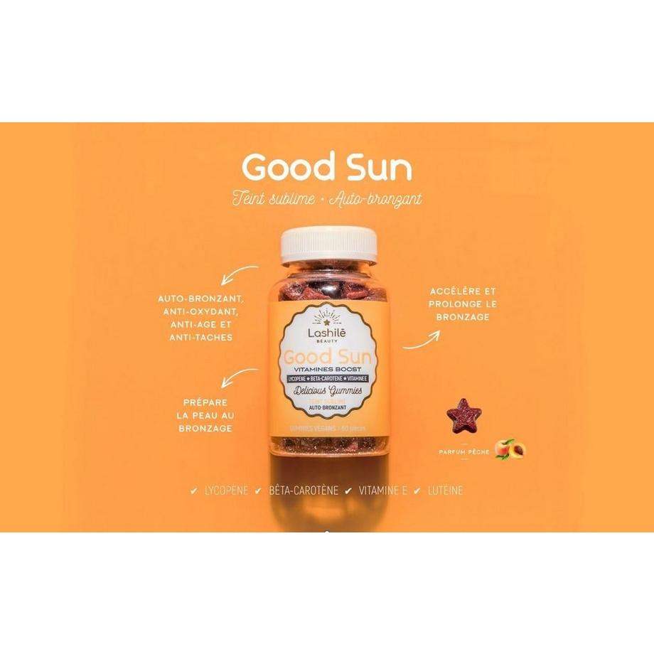 Lashilé Beauty  Good Sun - Vitamins Auto-bronzant (gummies) 