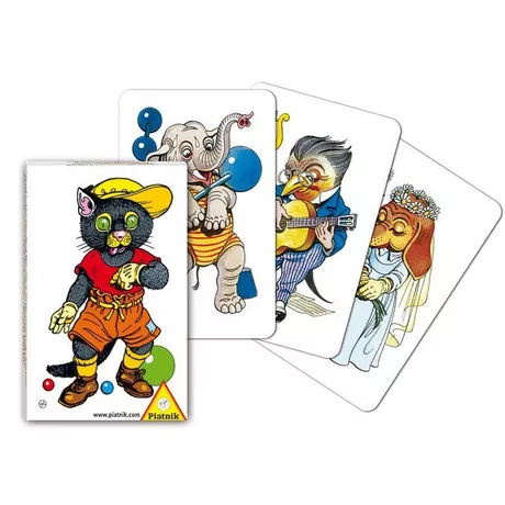 Piatnik  Spiele Schwarzer Peter, Tierbilder 