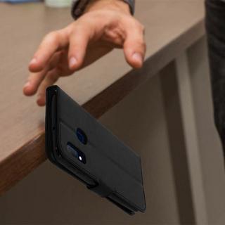 Avizar  Étui Samsung Galaxy A20e à rabat Noir 