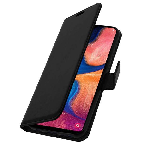 Avizar  Étui Samsung Galaxy A20e à rabat Noir 