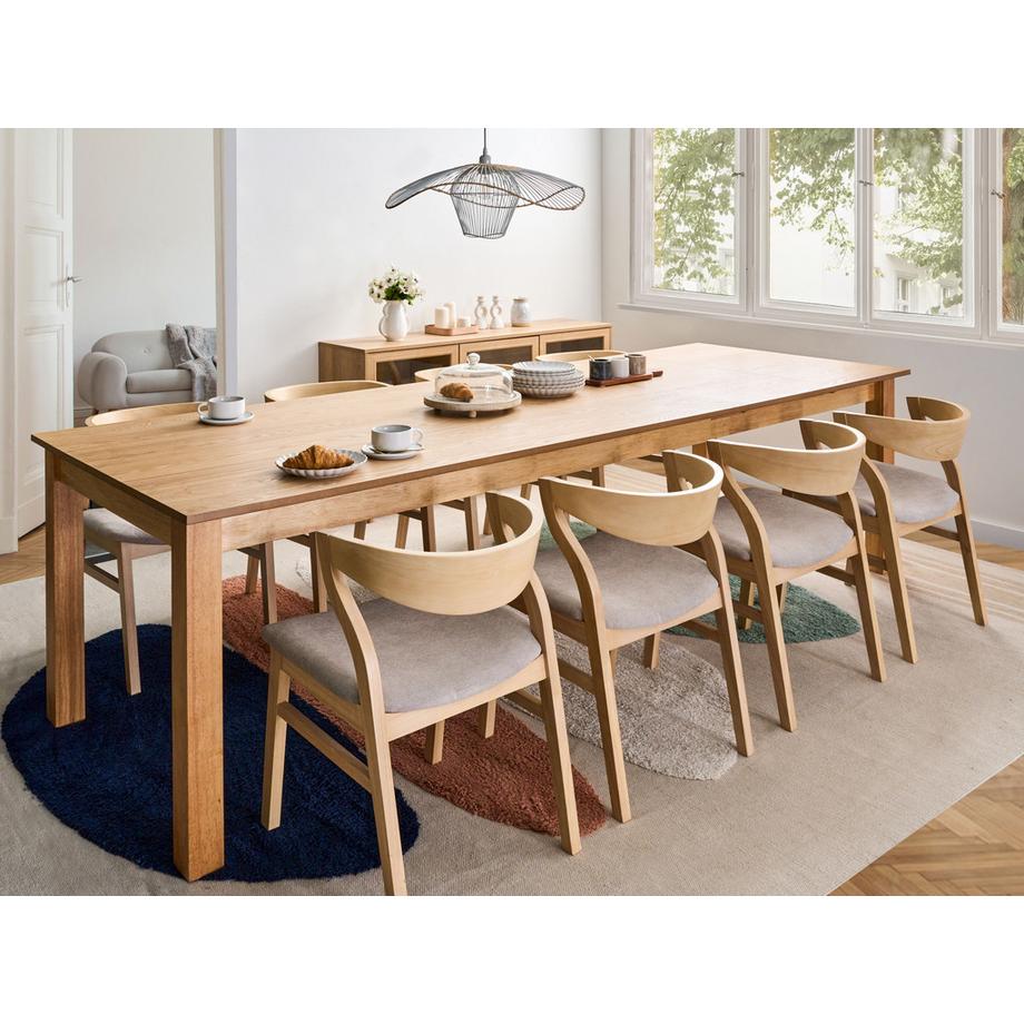 Beliani Tavolo da pranzo estensibile en Fibra a media densità (MDF)  MADURA  