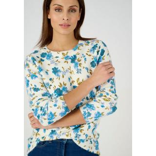 Damart  Pull imprimé floral 