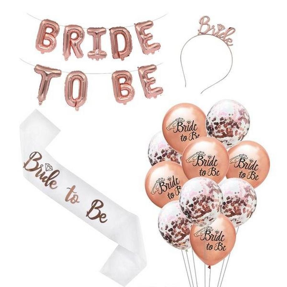 eStore  Dekorationsset, Junggesellinnenabschied - Bride to Be 