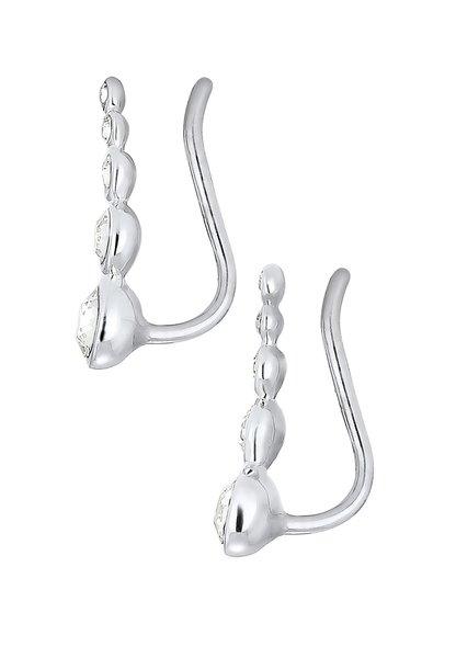 Elli  Boucles d'Oreilles Earclimber Avec Cristaux 