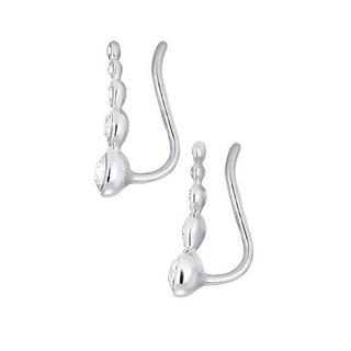 Elli  Boucles d'Oreilles Earclimber Avec Cristaux 