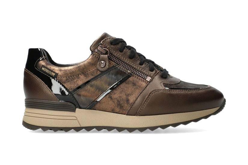 Image of Toscana - Leder Sneaker Damen Bronze 36