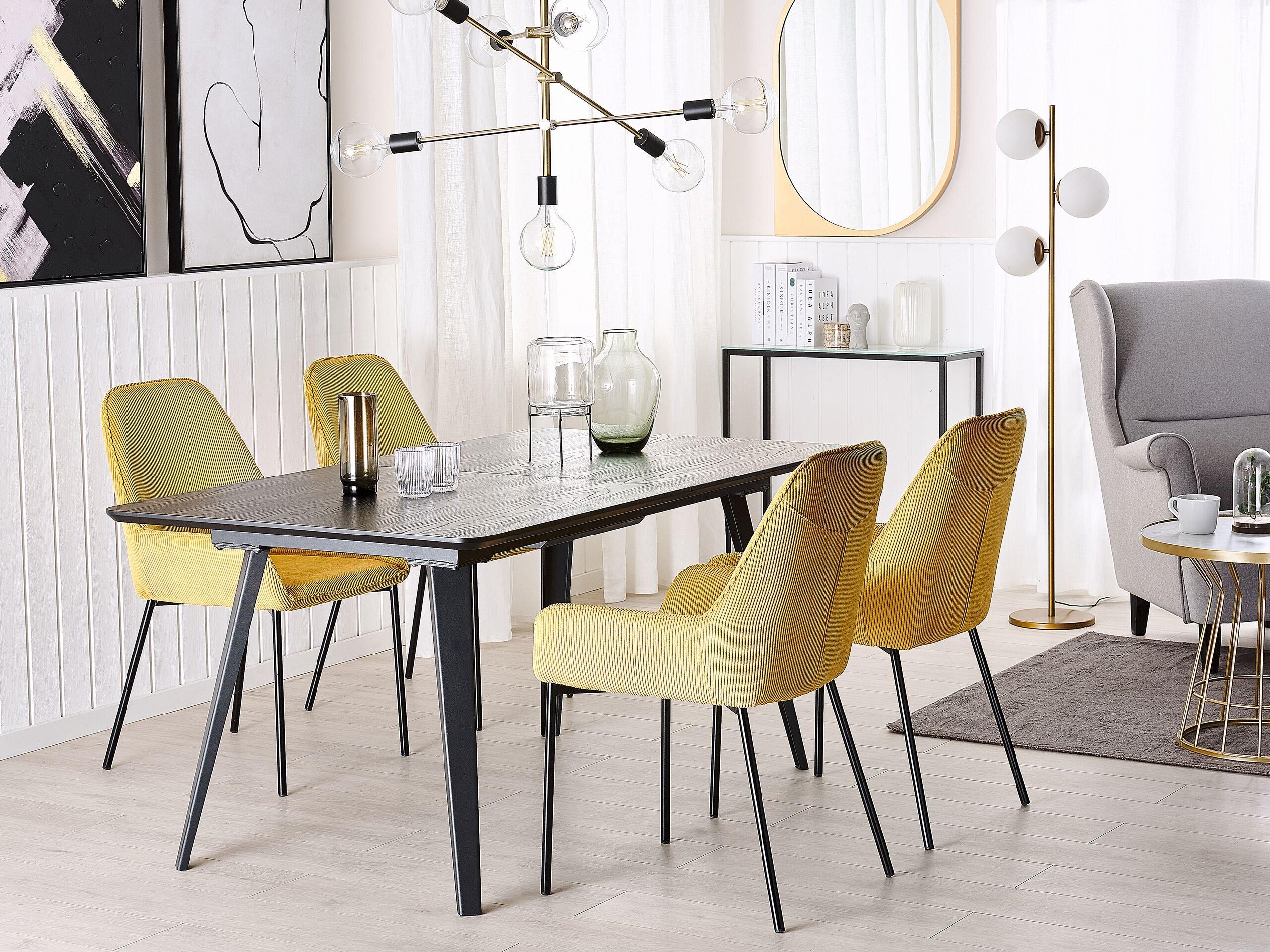 Beliani Table de repas en MDF Moderne IRVINGTON  