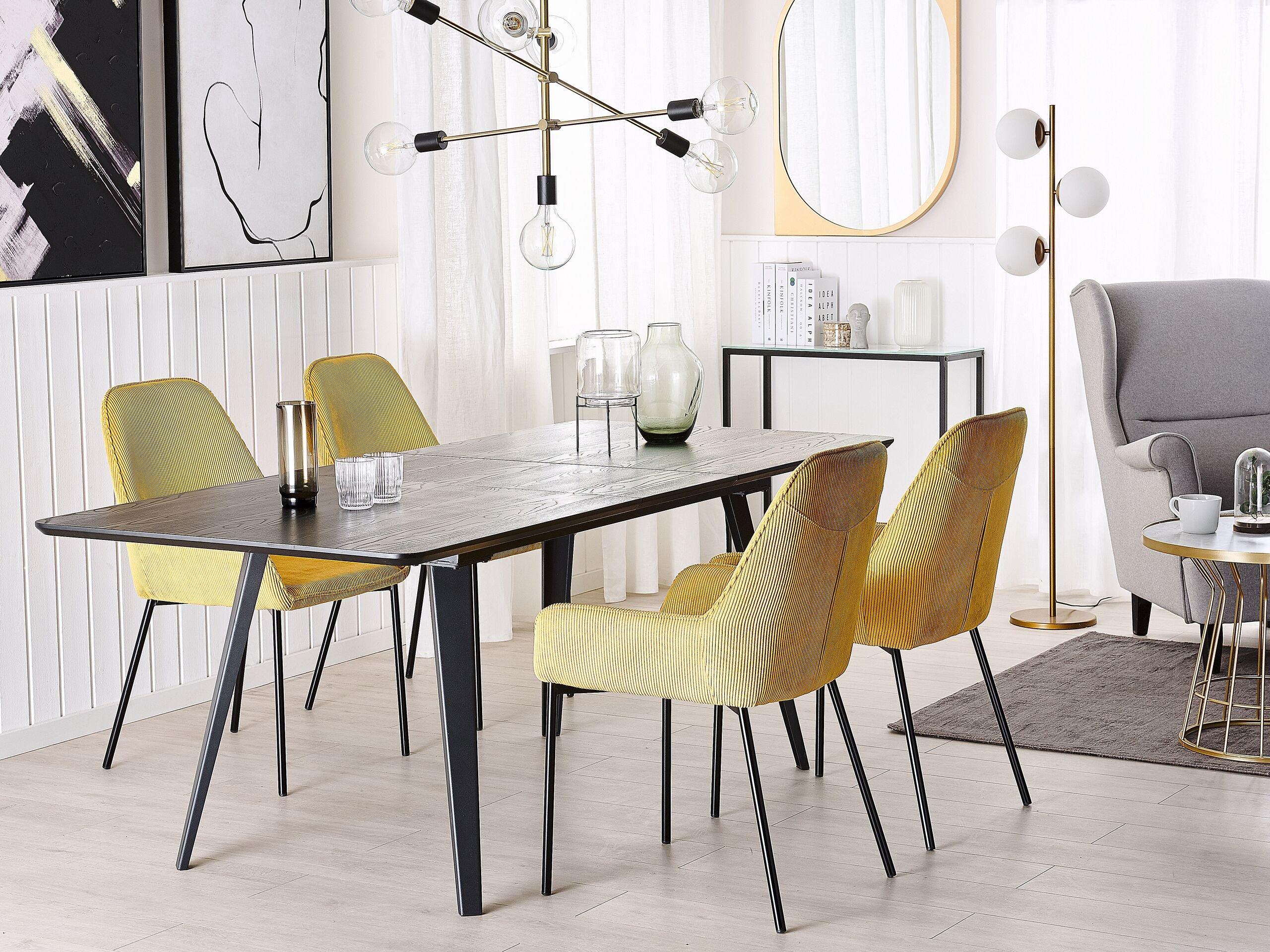 Beliani Table de repas en MDF Moderne IRVINGTON  