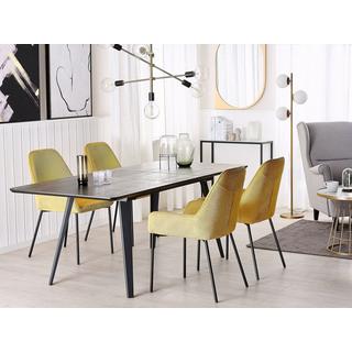 Beliani Table de repas en MDF Moderne IRVINGTON  