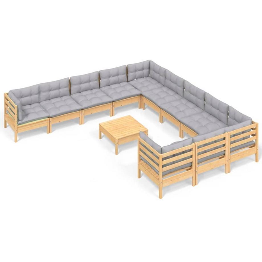 set salotto da giardino Legno di pino