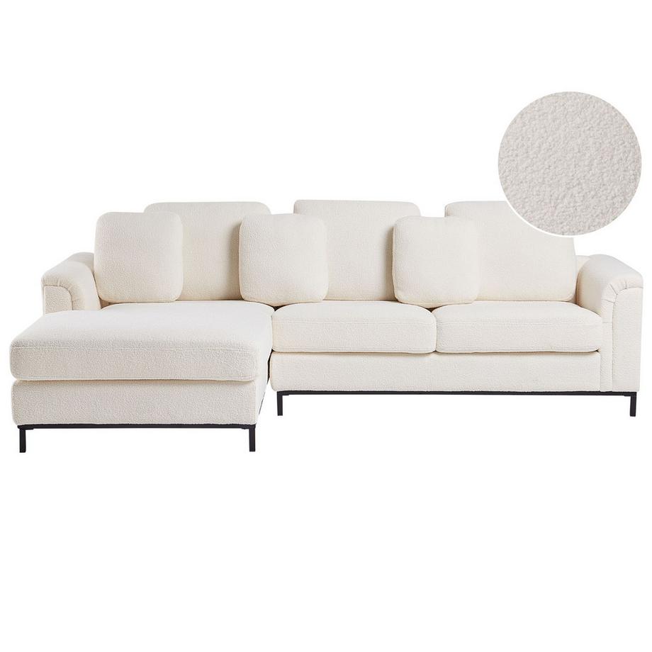 Rechtsseitiges Ecksofa aus Bouclé  OSLO