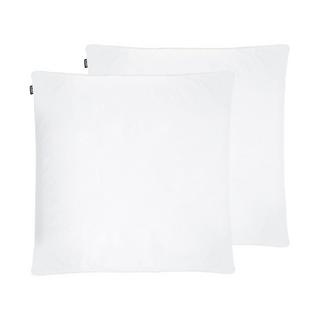 Beliani Khartaphu Oreiller en Coton Japara Lot de 2  