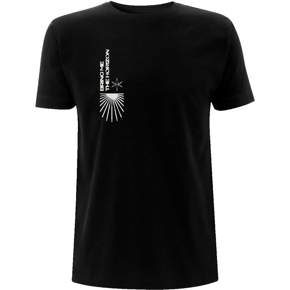 Image of Tshirt Rückseitiger Aufdruck Damen Schwarz L