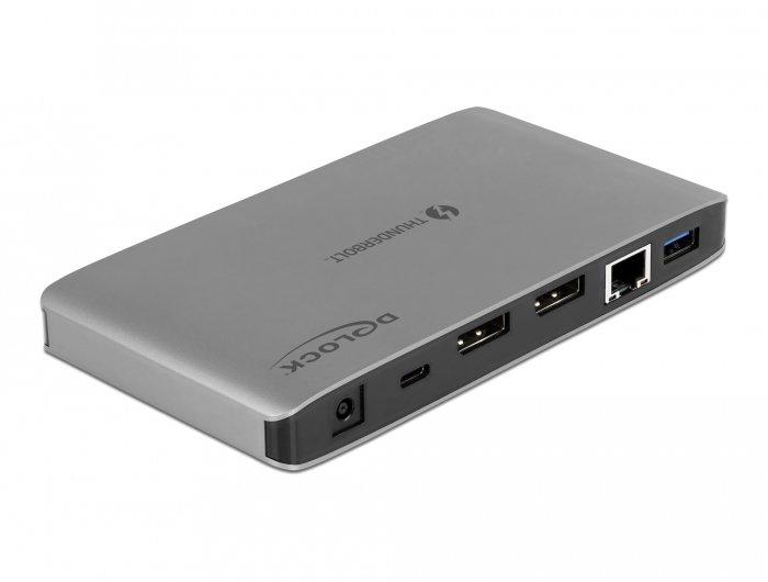 Image of 87777 Notebook-Dockingstation & Portreplikator Kabelgebunden Thunderbolt 3 Grau