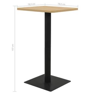 VidaXL Table de bistro bois  