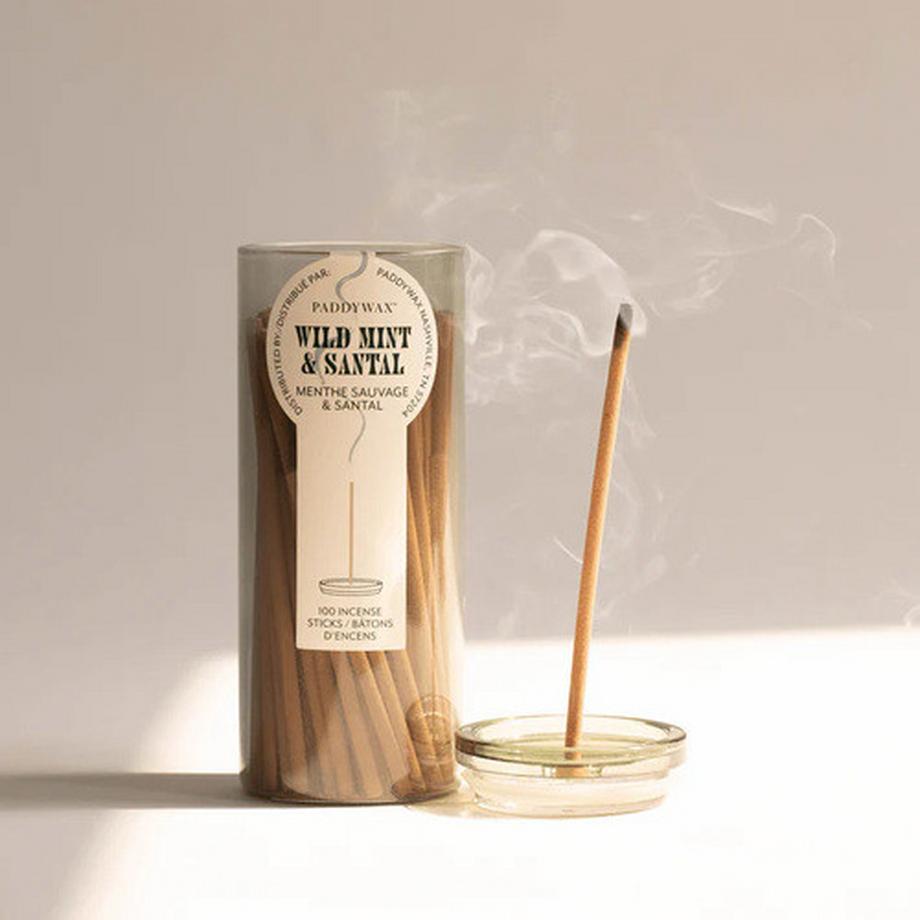 Paddywax Bâtonnets d'encens - Wild Mint & Santal  