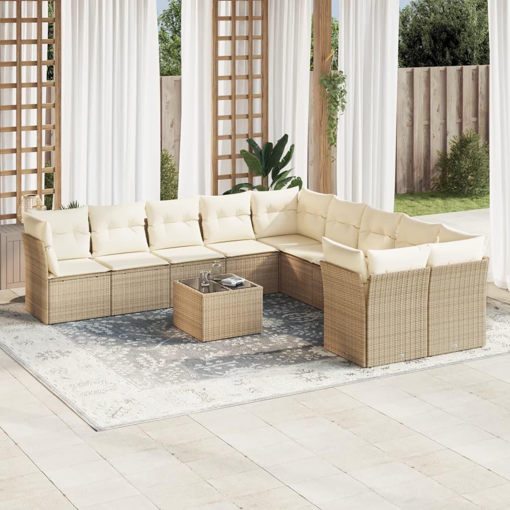 VidaXL Garten sofagarnitur poly-rattan  