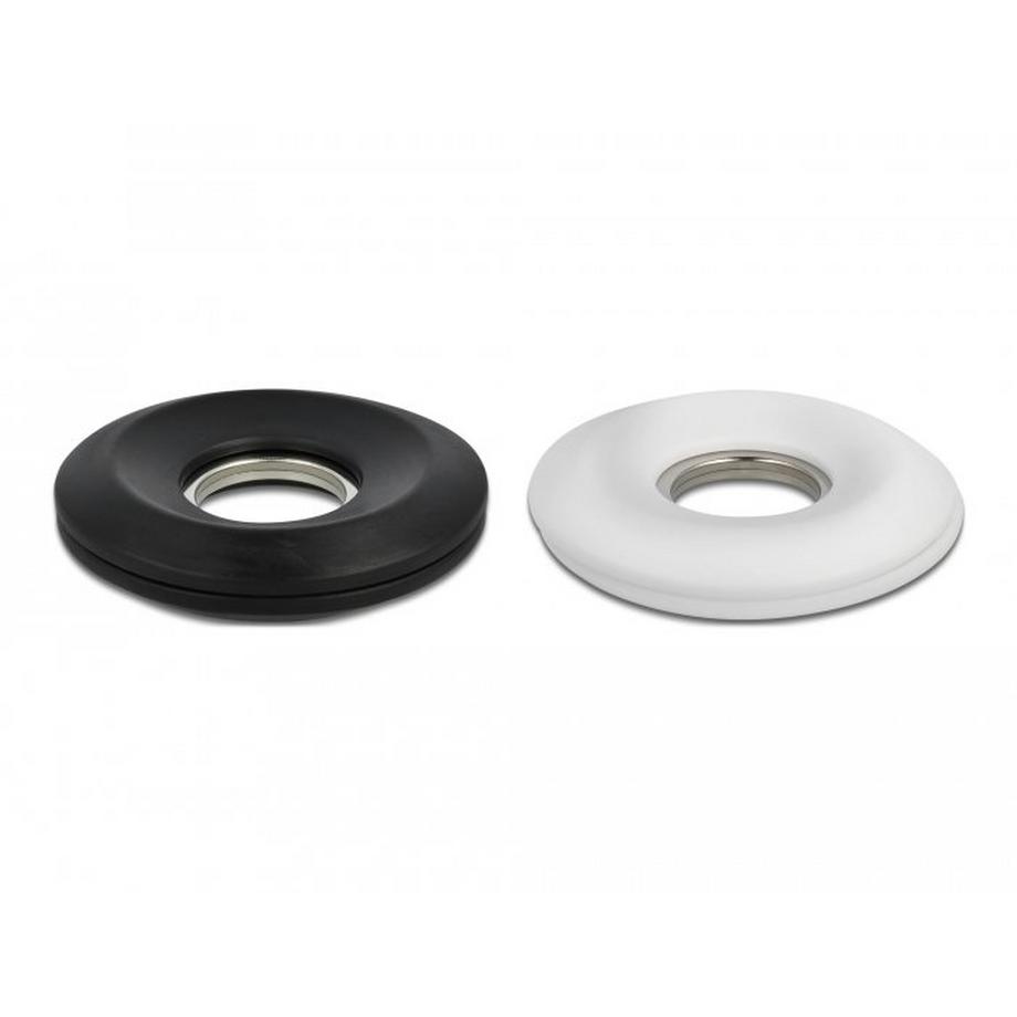 DeLOCK Enrouleur de câble (Cableyoyo) avec anneau magnétique, jeu de 2 unités