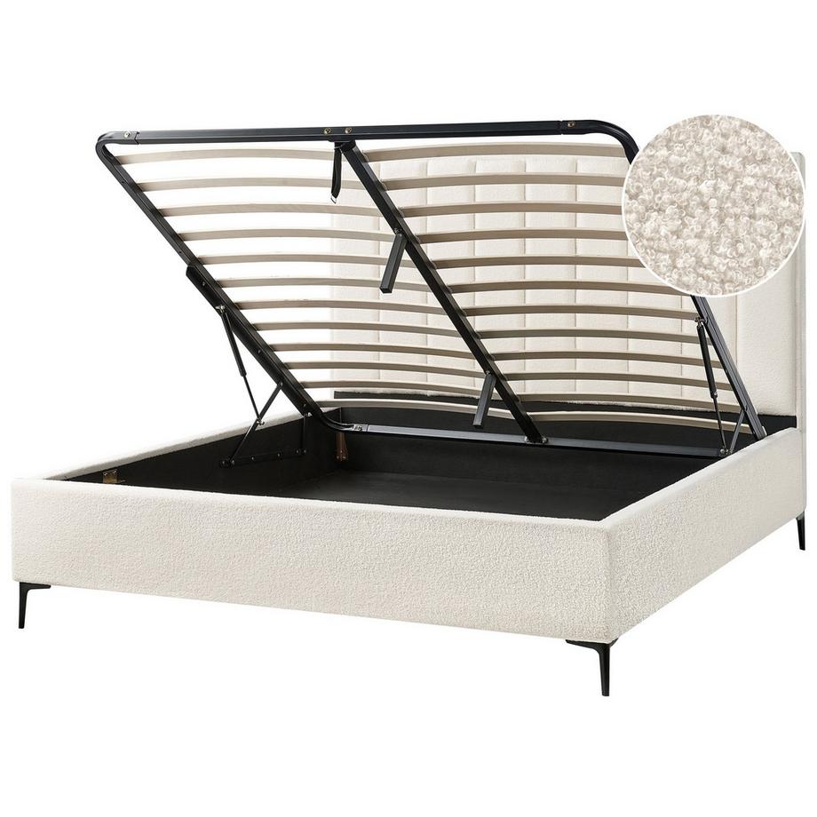 Letto contenitore en Bouclé  SEZANNE