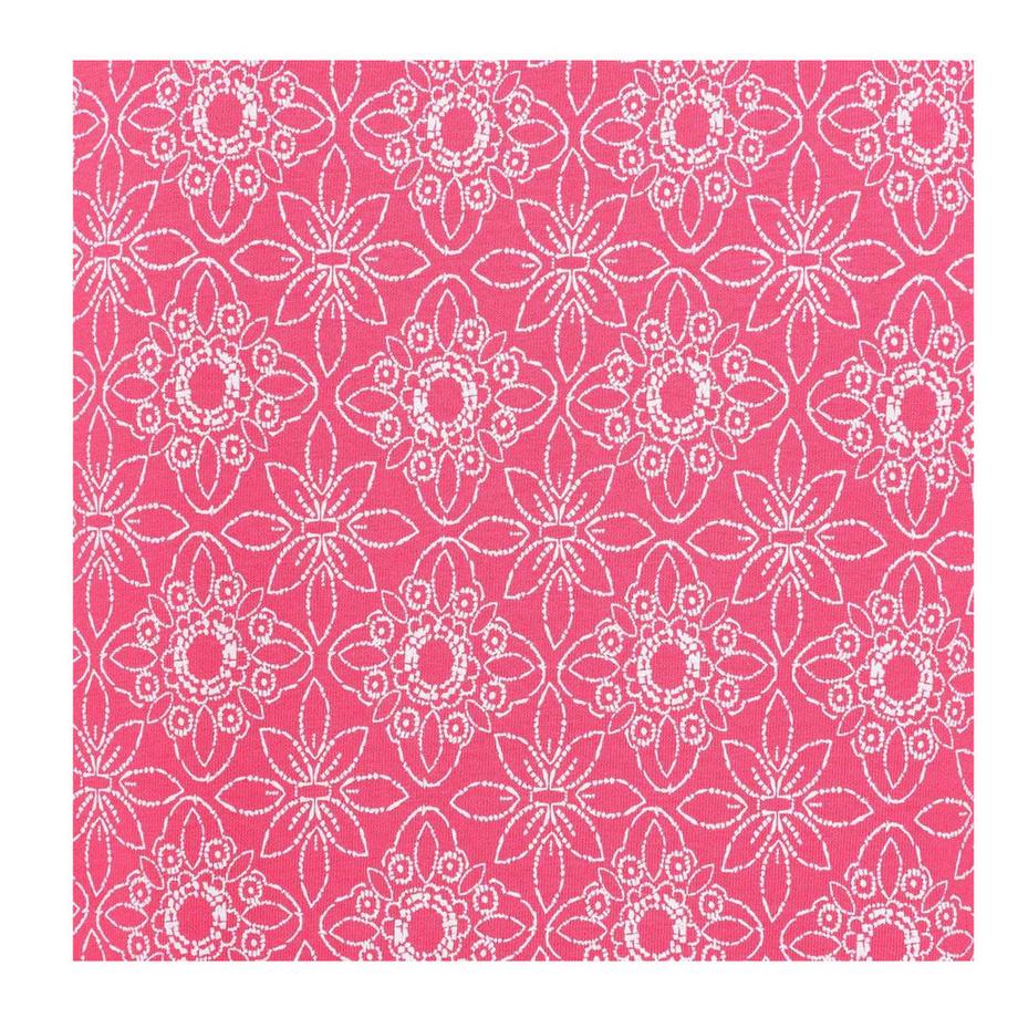 Lazy Jacks T-Shirt Col V Floral Géométrique  