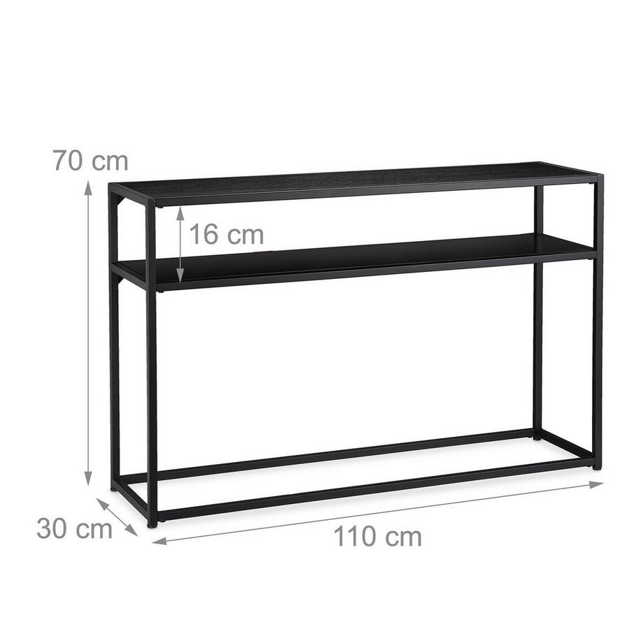 B2X Tavolo consolle nero  