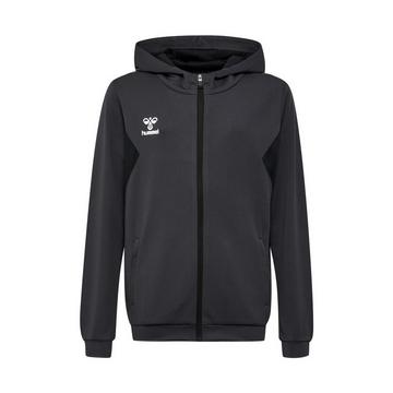 kinder-trainingsjacke mit reißverschluss und kapuze authentic