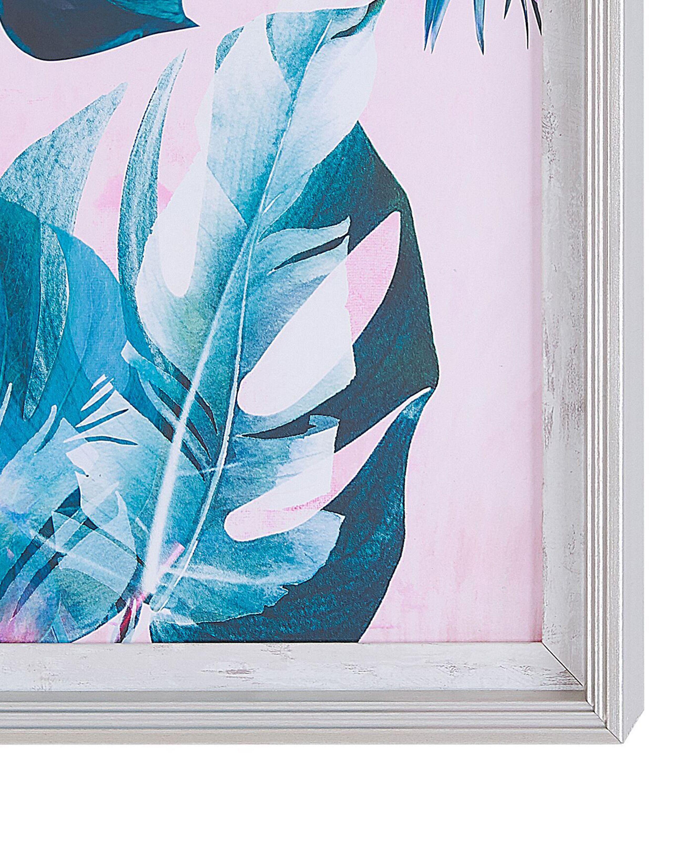 Beliani Wandbild mit Rahmen aus Papier Modern AGENA  