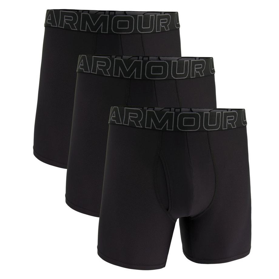 UNDER ARMOUR Performance Tech Mesh Solid 6 Inch Boxer 3 Pezzi  