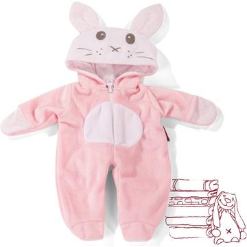 3403255 Onesie Rabbit Overall Puppenbekleidung Gr. S Bekleidungsund Zubehörset für Babypuppen von 30 33 cm