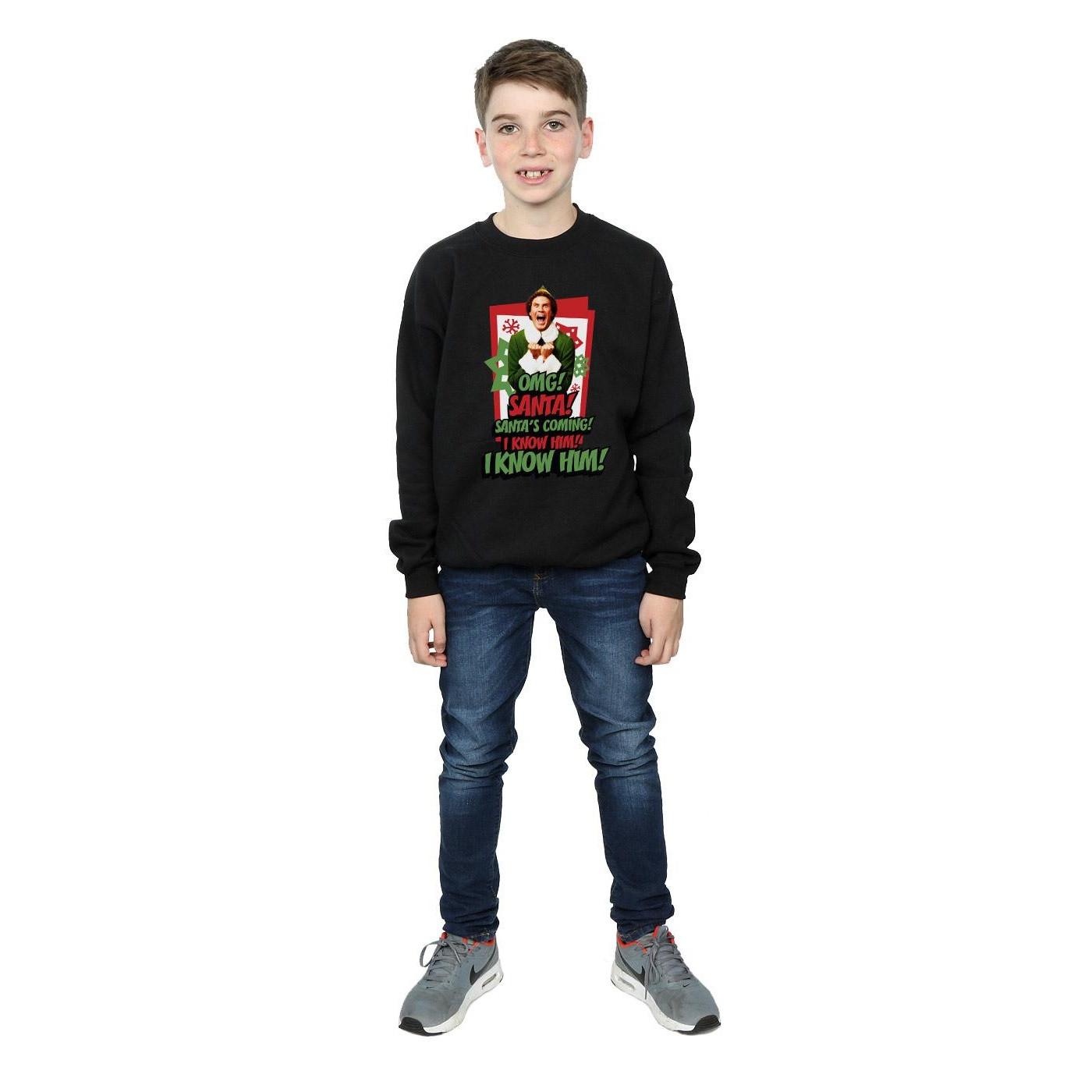 Elf  OMG Santa Sweatshirt 