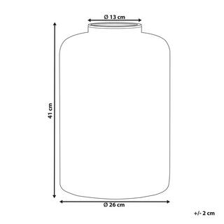 Beliani Dekovase aus Glas Modern MIRCHI  