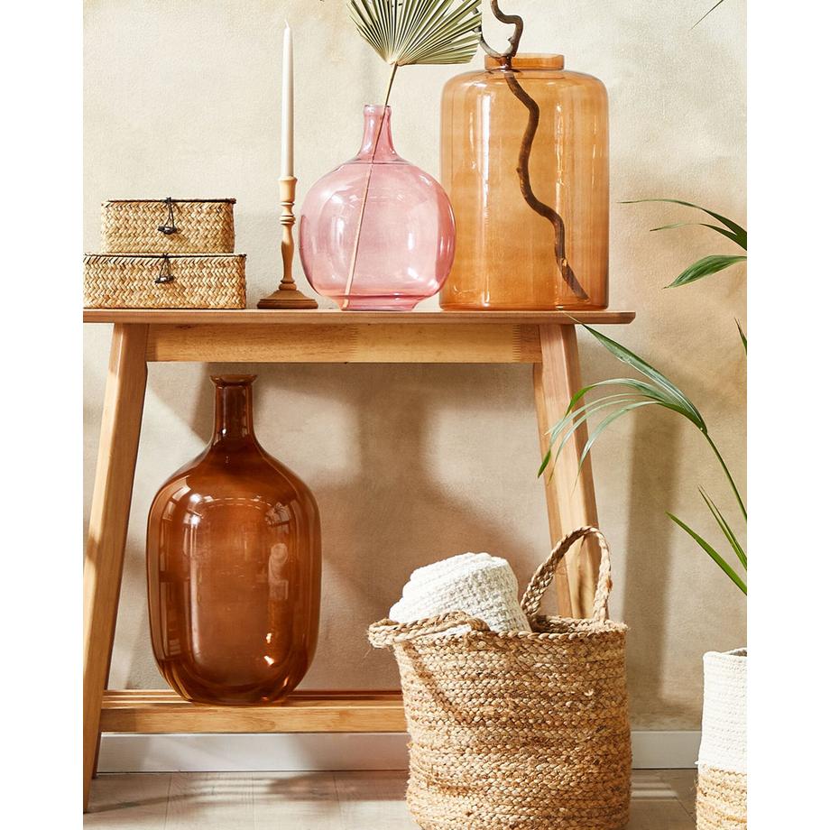 Beliani Vase décoratif en Verre Boho MIRCHI  