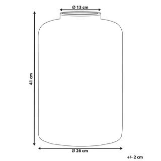 Beliani Dekovase aus Glas Modern MIRCHI  