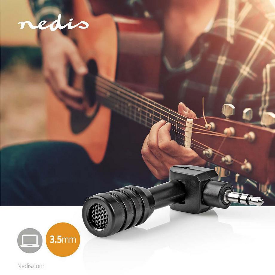 Nedis  Microphone | Utilisé pour: ordinateur | Fermé | 1x 3,5 mm 