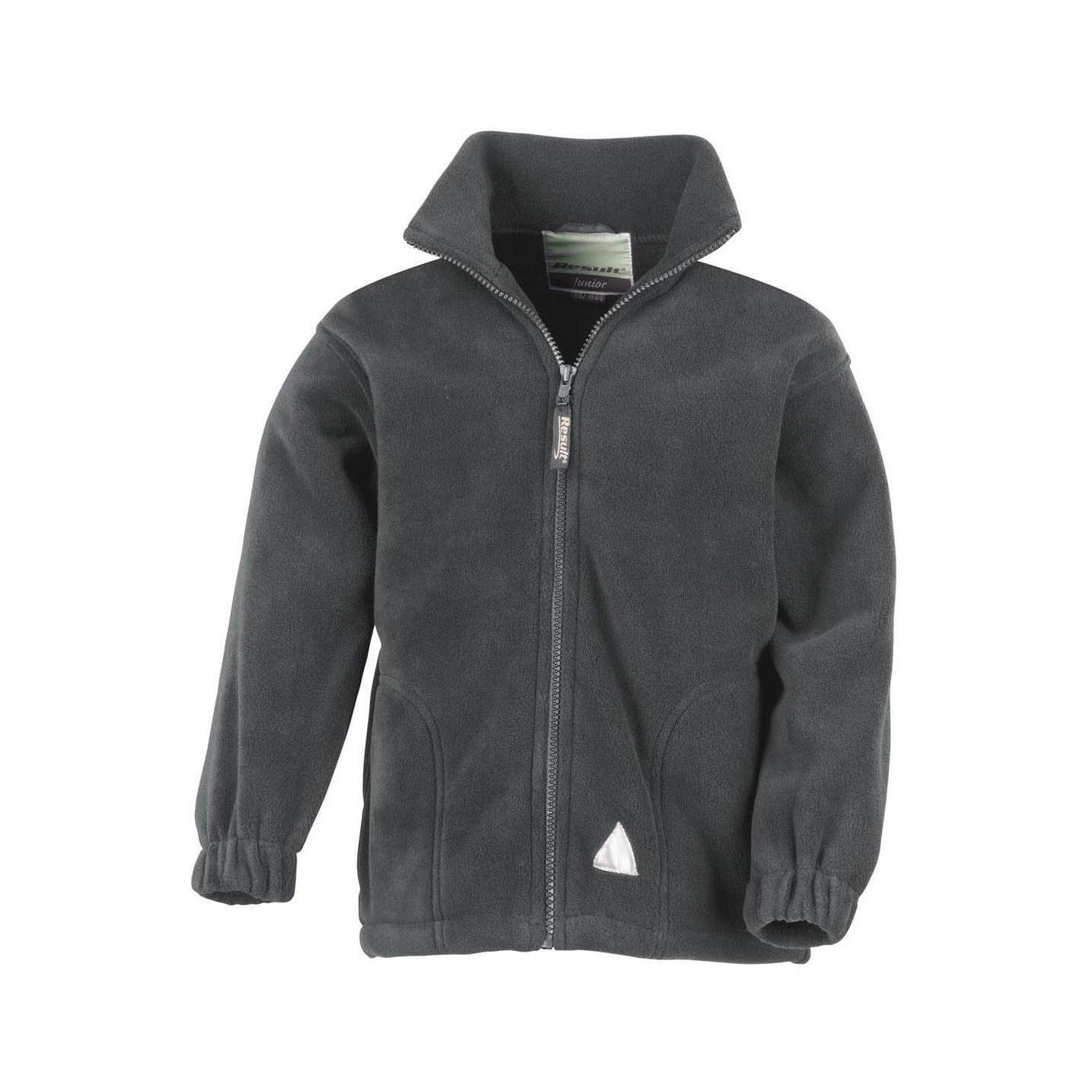 Image of Active Fleecejacke Mit Reißverschluss Unisex Grau 10-12A