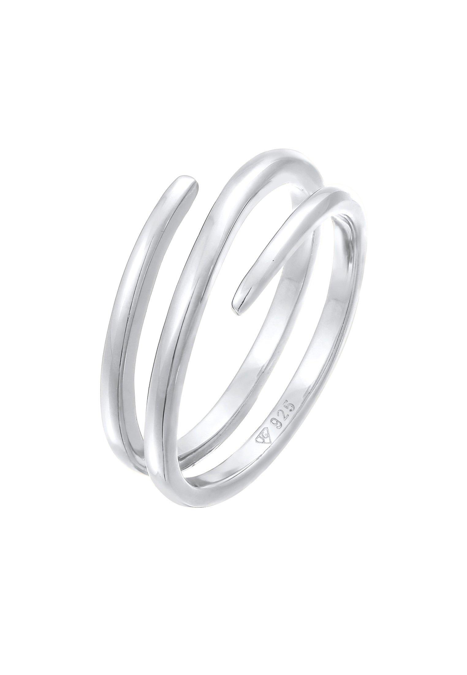 Image of Ring Wickelring Statement Filigran Damen Silber 46mm